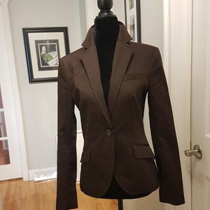 ZARA LADIES BROWN BLAZER SIZE MEDIUM